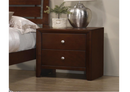 Conner Queen Upholstered Panel Bed Black And Dark Brown