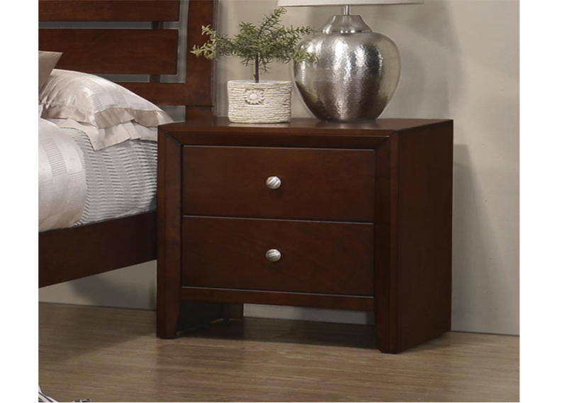 Conner Queen Upholstered Panel Bed Black And Dark Brown