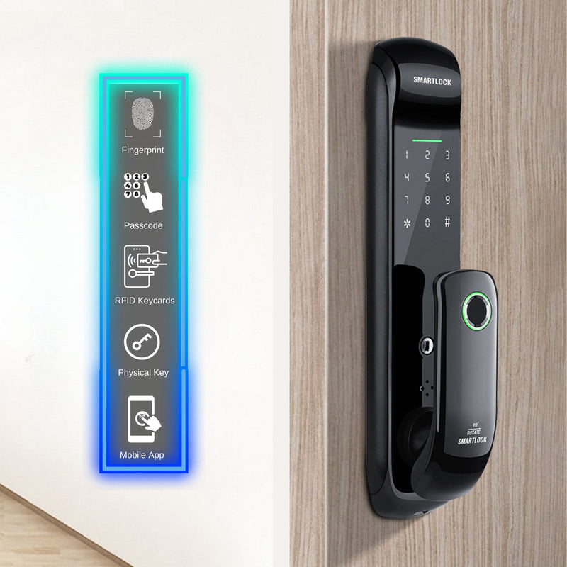 Smart Lock with wifi fingerprint lock Fingerprint Electronic lock with Intelligent doorbell Keyless entry
