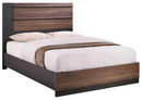 Azalia Queen Rectangular Bedroom Set Black And Walnut