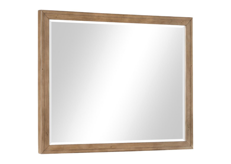 Taylor Upholstered Queen Panel Bed Light Honey Brown And Grey