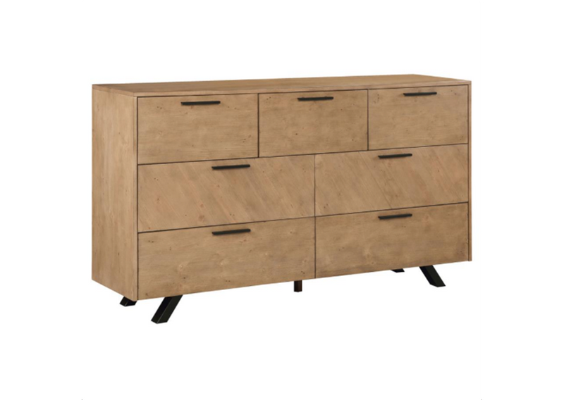 Taylor Upholstered Queen Panel Bed Light Honey Brown And Grey