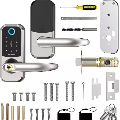 SMONET H1-BF Smart Lock With Handle & G2 Gateway Remote