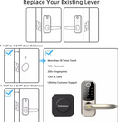 SMONET H1-BF Smart Lock With Handle & G2 Gateway Remote