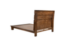 Genevieve Queen Platform Bed Dark Brown