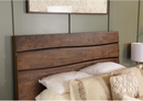 Genevieve Queen Platform Bed Dark Brown