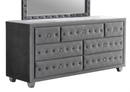 Deanna Queen Tufted Upholstered Bed Black
