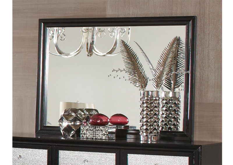 Barzini King Tufted Upholstered Bed Black