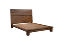 Genevieve Queen Platform Bed Dark Brown