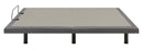 Negan Eastern King Adjustable Bed Base Grey And Black