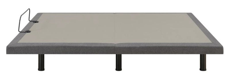 Negan Eastern King Adjustable Bed Base Grey And Black