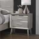 Ramon Queen Panel Bed Metallic Sterling