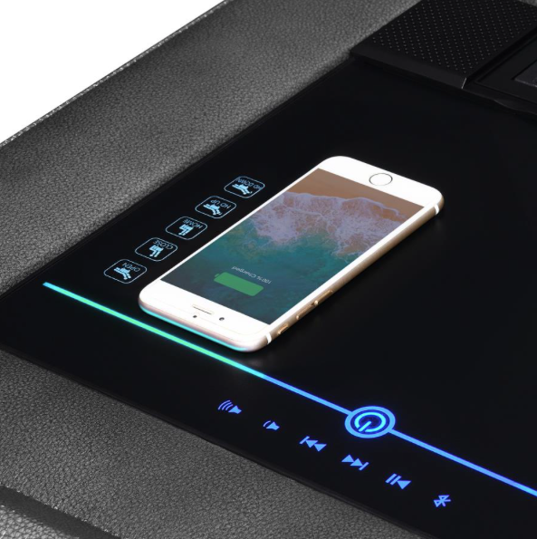 Shallowford 3-Piece Upholstered Power^2 Sectional Hand Rubbed Charcoal