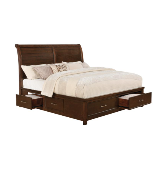 Barstow Queen Storage Bed Pinot Noir