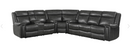 Shallowford 3-Piece Upholstered Power^2 Sectional Hand Rubbed Charcoal