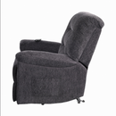 Upholstered Power Lift Recliner Grey