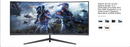 Sceptre 30-inch Curved Gaming Monitor 21:9 2560x1080 Ultra Wide Ultra Slim HDMI DisplayPort up to 200Hz Build-in Speakers, Metal Black (C305B-200UN)