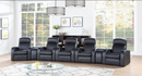 Cyrus Home Theater Upholstered Recliner Black