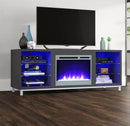Hetton TV Stand for TVs up to 70" with Electric Fireplace Included