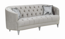 Avonlea 3-Piece Tufted Living Room Set Grey