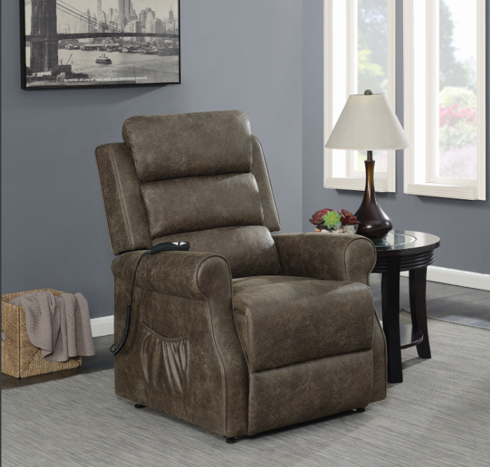 Power Lift Recliner Brown