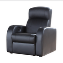 Cyrus Home Theater Upholstered Recliner Black