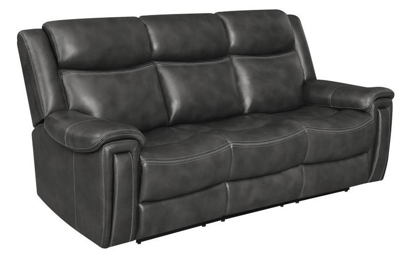 Shallowford 3-Piece Upholstered Power^2 Sectional Hand Rubbed Charcoal