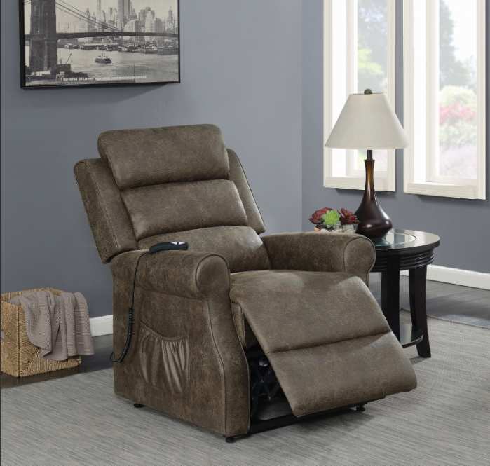 Power Lift Recliner Brown