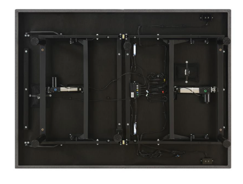 Negan Eastern King Adjustable Bed Base Grey And Black