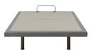 Negan Eastern King Adjustable Bed Base Grey And Black