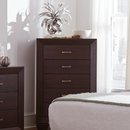 Kauffman Queen Panel Bed Dark Cocoa