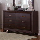 Kauffman Queen Panel Bed Dark Cocoa