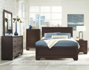 Kauffman Queen Panel Bed Dark Cocoa