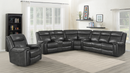 Shallowford 3-Piece Upholstered Power^2 Sectional Hand Rubbed Charcoal