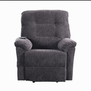 Upholstered Power Lift Recliner Grey