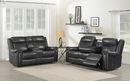 Shallowford 3-Piece Upholstered Power^2 Sectional Hand Rubbed Charcoal