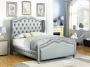 Belmont Tufted Upholstered Queen Bed Metallic