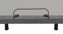 Negan Eastern King Adjustable Bed Base Grey And Black