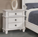 Carolina Queen Panel Bed Antique White.