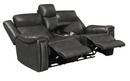 Shallowford 3-Piece Upholstered Power^2 Sectional Hand Rubbed Charcoal