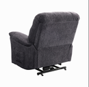 Upholstered Power Lift Recliner Grey