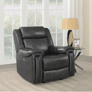 Shallowford 3-Piece Upholstered Power^2 Sectional Hand Rubbed Charcoal