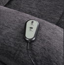 Upholstered Power Lift Recliner Grey