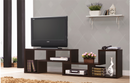 Convertible TV Console And Bookcase Cappuccino