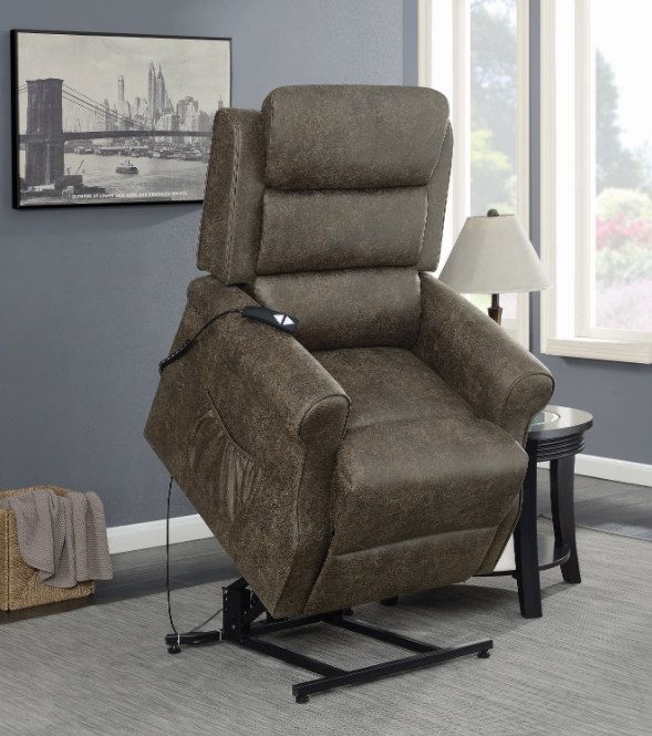 Power Lift Recliner Brown