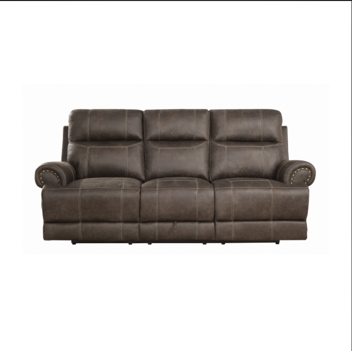 Brixton Upholstered Motion With Cup Holders Buckskin. 3 PC SET