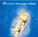 Full Body Electric Zero Gravity Shiatsu Massage Chair with Bluetooth Heating and Foot Roller for Home and Office(Brown)