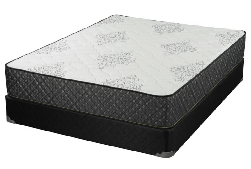 Aspen 12.25″ Queen Mattress White And Black