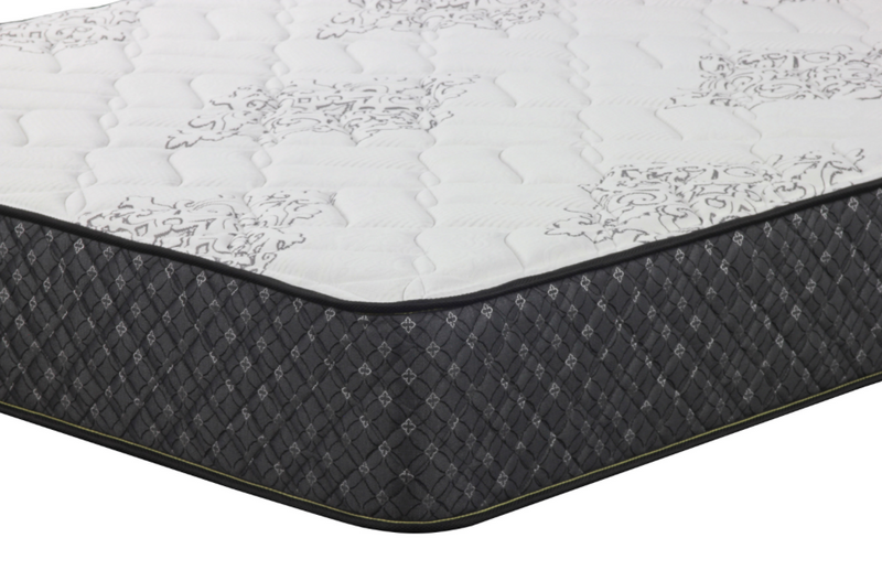 Aspen 12.25″ Queen Mattress White And Black