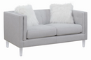 Glacier Tufted Upholstered 3 Pieces Light Grey